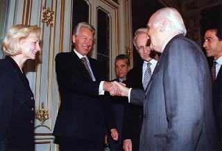 Edmund Stoiber, presidente del Senato della Repubblica Federale di Germania