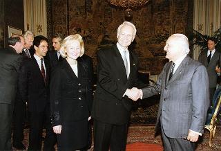 Edmund Stoiber, presidente del Senato della Repubblica Federale di Germania