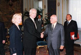 Edmund Stoiber, presidente del Senato della Repubblica Federale di Germania