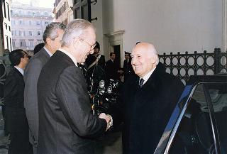 Roma, Palazzo della Cancelleria: intervento del Presidente della Repubblica alla cerimonia celebrativa della 72^ Giornata mondiale del risparmio