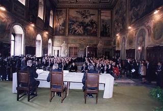 Roma, Palazzo della Cancelleria: intervento del Presidente della Repubblica alla cerimonia celebrativa della 72^ Giornata mondiale del risparmio