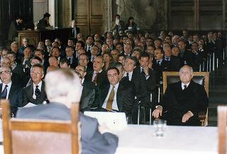 Roma, Palazzo della Cancelleria: intervento del Presidente della Repubblica alla cerimonia celebrativa della 72^ Giornata mondiale del risparmio