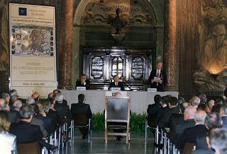 Roma, Palazzo della Cancelleria: intervento del Presidente della Repubblica alla cerimonia celebrativa della 72^ Giornata mondiale del risparmio