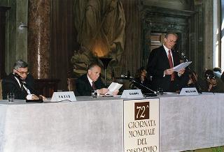 Roma, Palazzo della Cancelleria: intervento del Presidente della Repubblica alla cerimonia celebrativa della 72^ Giornata mondiale del risparmio
