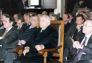 Roma, Palazzo della Cancelleria: intervento del Presidente della Repubblica alla cerimonia celebrativa della 72^ Giornata mondiale del risparmio