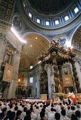 Città del Vaticano: intervento del Presidente della Repubblica alla Messa, celebrata dal Santo Padre Giovanni Paolo II, nel 50° anniversario della sua ordinazione sacerdotale