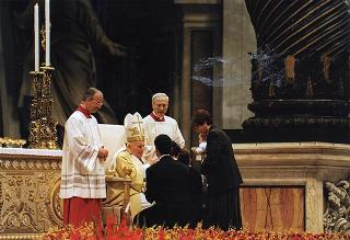 Città del Vaticano: intervento del Presidente della Repubblica alla Messa, celebrata dal Santo Padre Giovanni Paolo II, nel 50° anniversario della sua ordinazione sacerdotale