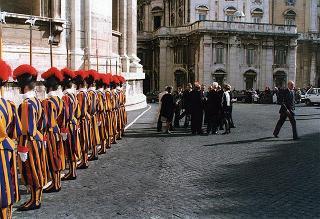 Città del Vaticano: intervento del Presidente della Repubblica alla Messa, celebrata dal Santo Padre Giovanni Paolo II, nel 50° anniversario della sua ordinazione sacerdotale