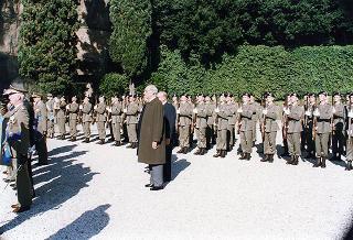 Roma, Mausoleo Ardeatino: deposizione di una corona d'alloro in occasione delle celebrazioni del Giorno dell'Unità Nazionale