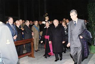 Roma, Basilica di S. Maria degli Angeli: intervento del Presidente della Repubblica alla S. Messa commemorativa dei Caduti italiani di tutti i fronti e di tutte le parti belligeranti, in occasione del Giorno del'Unità Nazionale