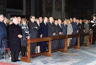 Roma, Basilica di S. Maria degli Angeli: intervento del Presidente della Repubblica alla S. Messa commemorativa dei Caduti italiani di tutti i fronti e di tutte le parti belligeranti, in occasione del Giorno del'Unità Nazionale