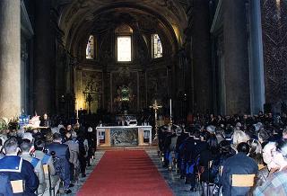 Roma, Basilica di S. Maria degli Angeli: intervento del Presidente della Repubblica alla S. Messa commemorativa dei Caduti italiani di tutti i fronti e di tutte le parti belligeranti, in occasione del Giorno del'Unità Nazionale