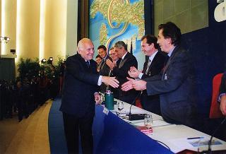 Venezia: intervento del Presidente della Repubblica alla cerimonia inaugurale della XIII Assemblea generale dell'ANCI ed al Concerto di musiche spirituali delle religioni abramiche "Canto degli spiriti sopra le acque"