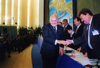 Venezia: intervento del Presidente della Repubblica alla cerimonia inaugurale della XIII Assemblea generale dell'ANCI ed al Concerto di musiche spirituali delle religioni abramiche "Canto degli spiriti sopra le acque"