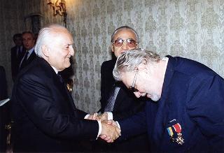 Prof. Tommaso Daniele, presidente dell'Unione italiana ciechi, con il Consiglio direttivo