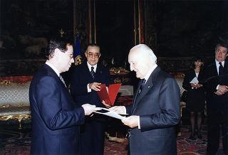Marcelo Fernandez de Cordoba Ponce, nuovo amabasciatore della Repubblica dell'Equador: presentazione lettere credenziali