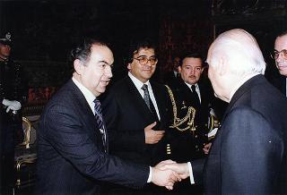 Marcelo Fernandez de Cordoba Ponce, nuovo amabasciatore della Repubblica dell'Equador: presentazione lettere credenziali
