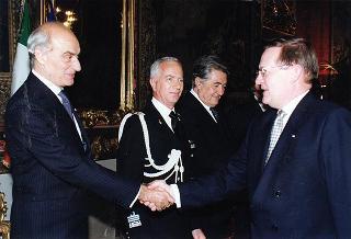 Sverrir Haukur Gunnlaugsson, nuovo amabasciatore della Repubblica d'Islanda: presentazione lettere credenziali