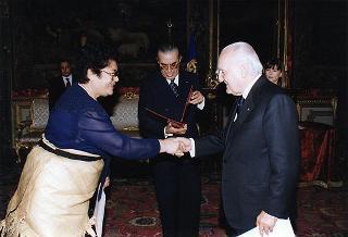 Akosita Fineanganofo, nuovo amabasciatore del Regno di Tonga: presentazione lettere credenziali