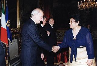 Akosita Fineanganofo, nuovo amabasciatore del Regno di Tonga: presentazione lettere credenziali