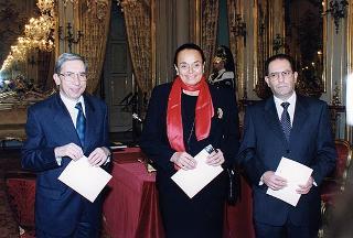 Giuramento dei nuovi giudici costituzionali prof. Piero Alberto Capotosti, avv. Fernanda Contri e prof. Guido Neppi Modona