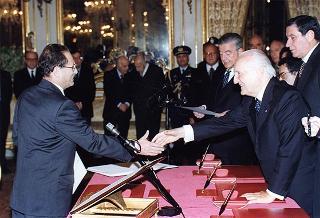 Giuramento dei nuovi giudici costituzionali prof. Piero Alberto Capotosti, avv. Fernanda Contri e prof. Guido Neppi Modona