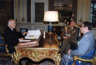 Gen. div. Michele Mola, Comandante in 2^ della Guardia di Finanza: visita di congedo