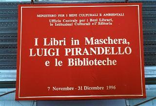 Roma, ex Teatro dei Dioscuri: intervento del Presidente della Repubblica alla cerimonia di inaugurazione della Mostra bibliografica "I libri in maschera: Luigi Pirandello e le biblioteche"