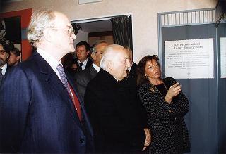 Roma, ex Teatro dei Dioscuri: intervento del Presidente della Repubblica alla cerimonia di inaugurazione della Mostra bibliografica "I libri in maschera: Luigi Pirandello e le biblioteche"