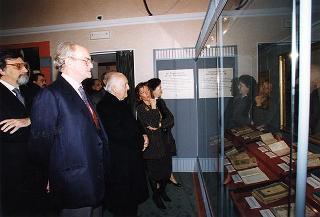 Roma, ex Teatro dei Dioscuri: intervento del Presidente della Repubblica alla cerimonia di inaugurazione della Mostra bibliografica "I libri in maschera: Luigi Pirandello e le biblioteche"