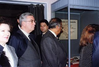 Roma, ex Teatro dei Dioscuri: intervento del Presidente della Repubblica alla cerimonia di inaugurazione della Mostra bibliografica "I libri in maschera: Luigi Pirandello e le biblioteche"