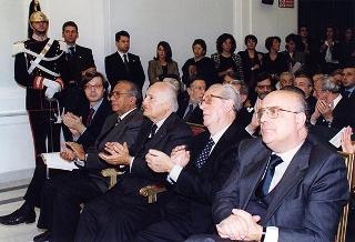 Roma, ex Teatro dei Dioscuri: intervento del Presidente della Repubblica alla cerimonia di inaugurazione della Mostra bibliografica "I libri in maschera: Luigi Pirandello e le biblioteche"
