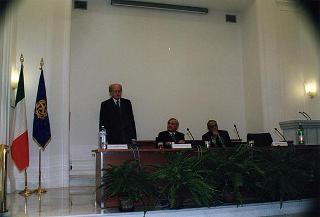 Roma, ex Teatro dei Dioscuri: intervento del Presidente della Repubblica alla cerimonia di inaugurazione della Mostra bibliografica "I libri in maschera: Luigi Pirandello e le biblioteche"