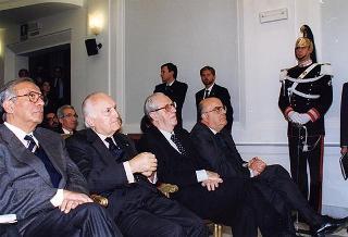 Roma, ex Teatro dei Dioscuri: intervento del Presidente della Repubblica alla cerimonia di inaugurazione della Mostra bibliografica "I libri in maschera: Luigi Pirandello e le biblioteche"