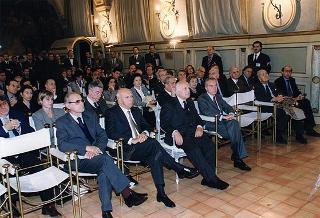 Roma, Camera dei Deputati, Sala del Cenacolo: intervento del Presidente della Repubblica alla tavola rotonda sul tema "Chi governa le telecomunicazioni?"