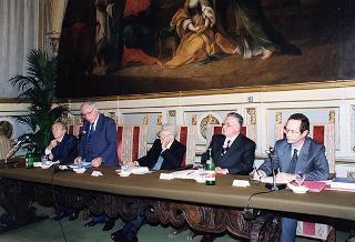 Roma, Camera dei Deputati, Sala del Cenacolo: intervento del Presidente della Repubblica alla tavola rotonda sul tema "Chi governa le telecomunicazioni?"