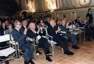 Roma, Camera dei Deputati, Sala del Cenacolo: intervento del Presidente della Repubblica alla tavola rotonda sul tema "Chi governa le telecomunicazioni?"