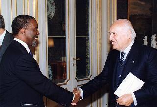Incontro con il Vice Presidente della Repubblica del Sud Africa Thabo M. Mbeki