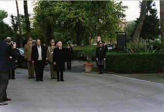 Roma: intervento del Presidente della Repubblica alla Scuola ufficiali carabinieri, in occasione dell'inaugurazione dell'anno accademico 1996-1997