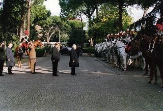 Roma: intervento del Presidente della Repubblica alla Scuola ufficiali carabinieri, in occasione dell'inaugurazione dell'anno accademico 1996-1997