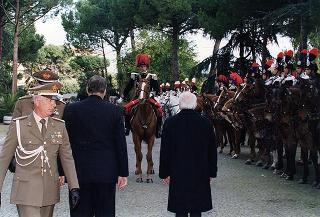 Roma: intervento del Presidente della Repubblica alla Scuola ufficiali carabinieri, in occasione dell'inaugurazione dell'anno accademico 1996-1997
