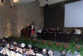 Roma: intervento del Presidente della Repubblica alla Scuola ufficiali carabinieri, in occasione dell'inaugurazione dell'anno accademico 1996-1997