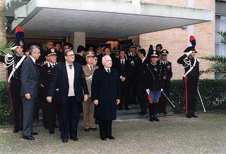 Roma: intervento del Presidente della Repubblica alla Scuola ufficiali carabinieri, in occasione dell'inaugurazione dell'anno accademico 1996-1997