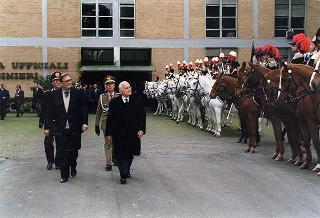 Roma: intervento del Presidente della Repubblica alla Scuola ufficiali carabinieri, in occasione dell'inaugurazione dell'anno accademico 1996-1997
