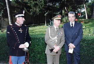 Roma: intervento del Presidente della Repubblica alla Scuola ufficiali carabinieri, in occasione dell'inaugurazione dell'anno accademico 1996-1997