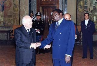 Incontro con il Presidente della Repubblica del Togo gen. Gnassingbè Eyadema