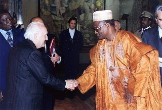 Incontro con il Presidente della Repubblica del Togo gen. Gnassingbè Eyadema
