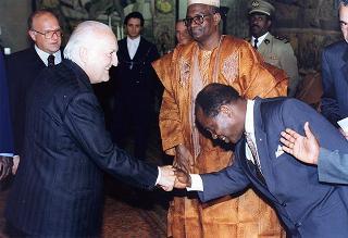 Incontro con il Presidente della Repubblica del Togo gen. Gnassingbè Eyadema