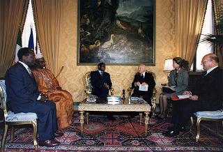 Incontro con il Presidente della Repubblica del Togo gen. Gnassingbè Eyadema