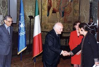 Incontro con il Segretario Generale delle Nazioni Unite Boutros Boutros Ghali